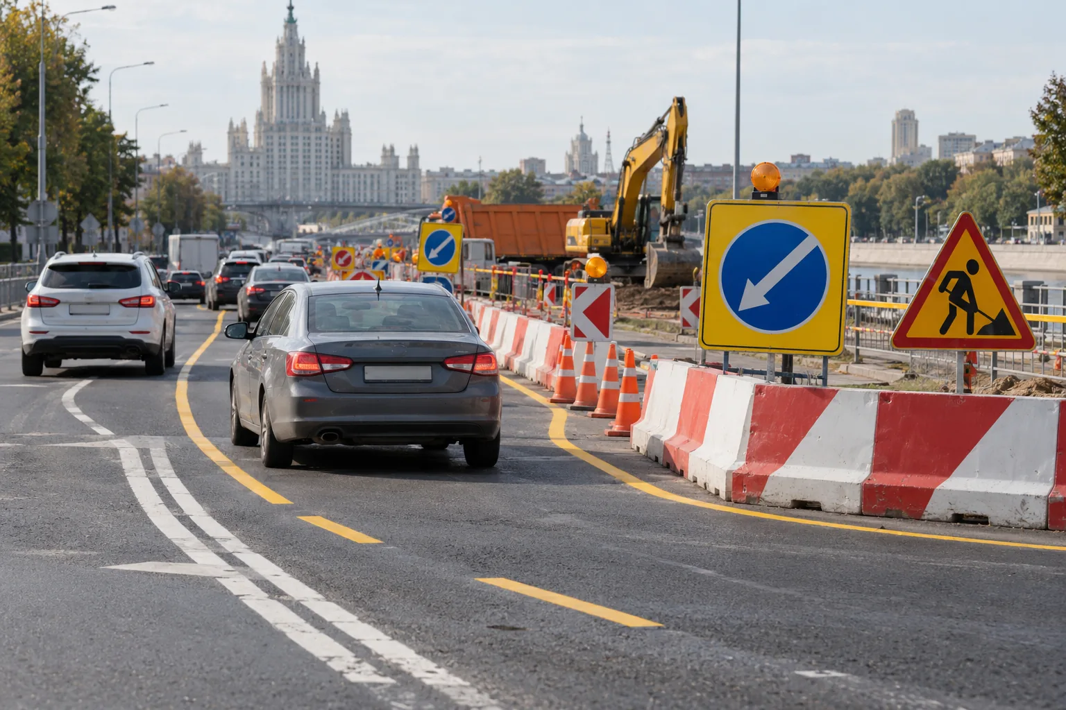Временные знаки противоречат постоянной разметке