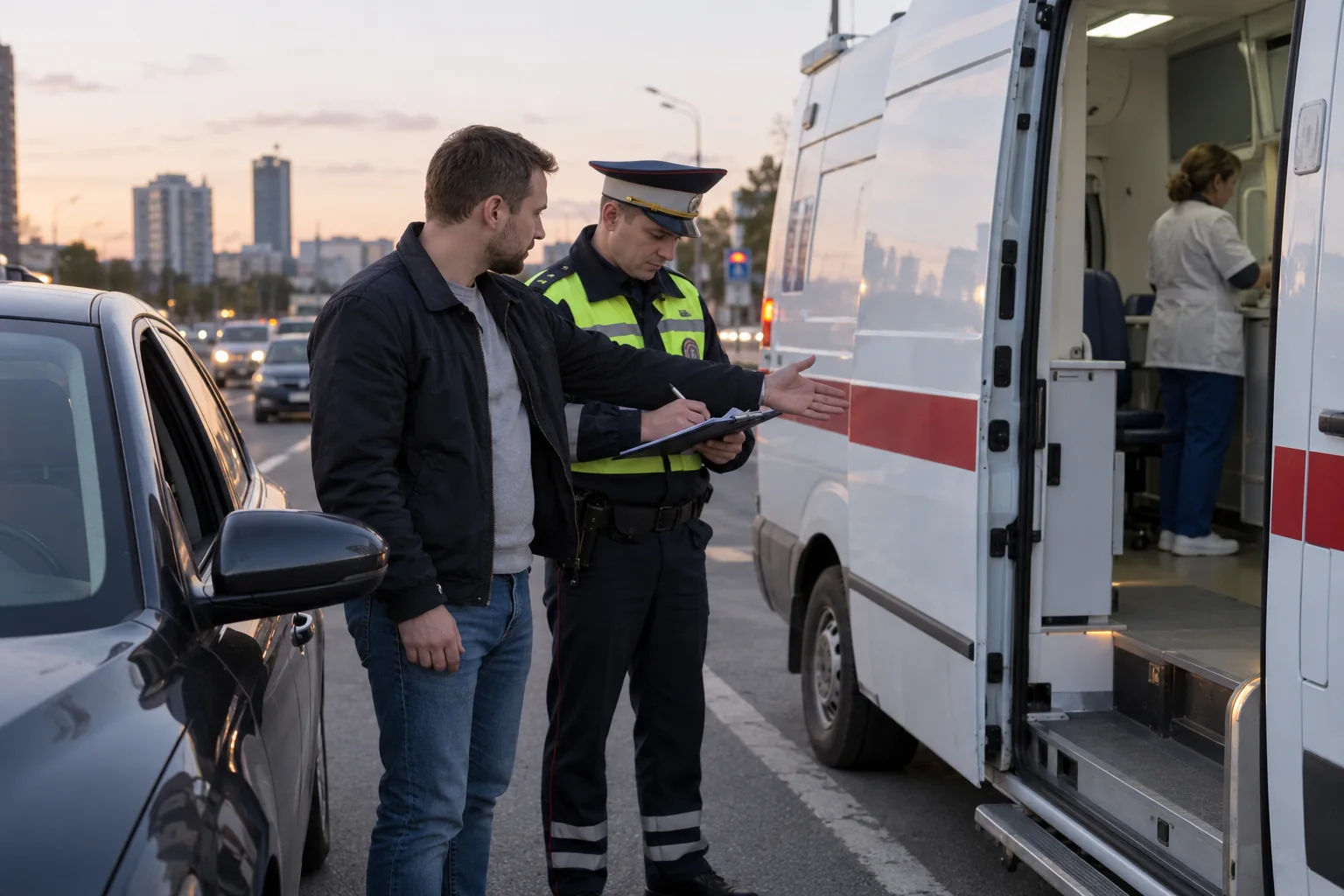Согласился пройти проверку, но записали отказ