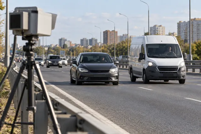 Прибор мог измерить скорость другого автомобиля