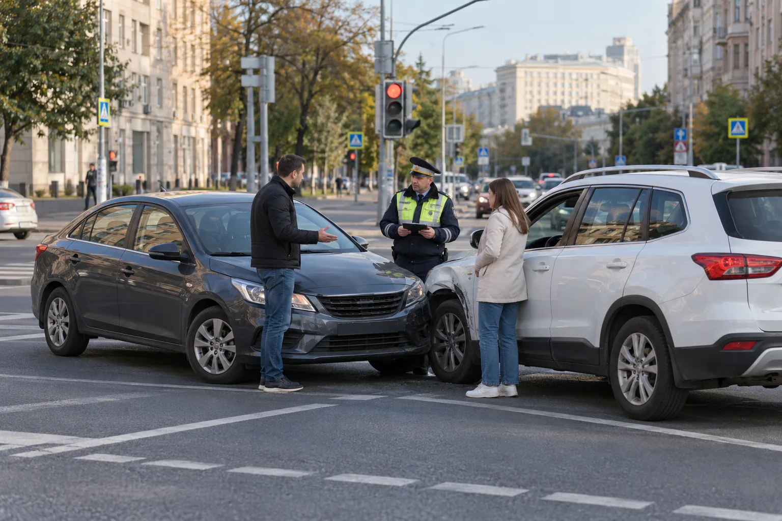 Не уступил на перекрёстке: ст. 12.13 или 12.14